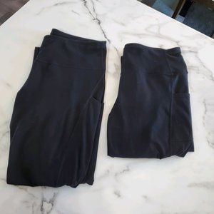 Espidoo 2 pack High Waist Leggings & Capri Leggings
